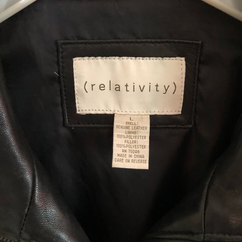 Relativity Leather Jacket - image 2